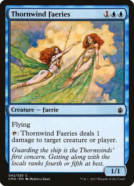 Thornwind Faeries, Magic card CMA 42 — Commander Anthology set