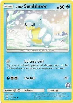 Alolan Sandshrew, Pokémon card TK11 019-14 — SM Trainer Kit: Alolan Sandslash & Alolan Ninetales set