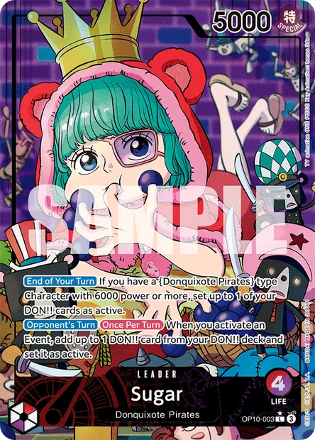 Sugar, One Piece card OP10-003 — ROYAL BLOOD set