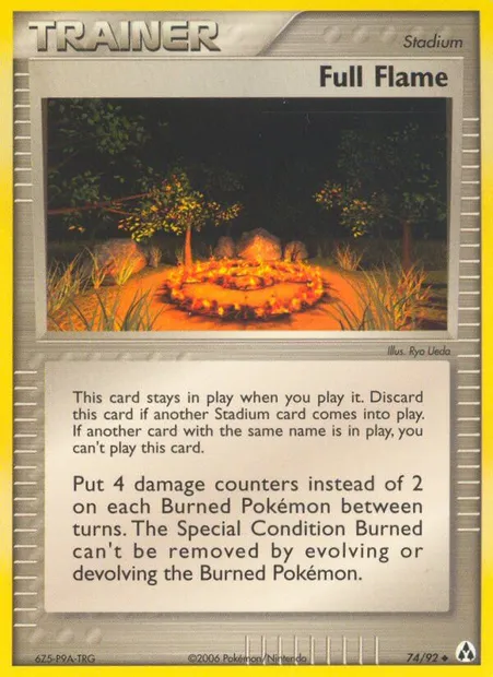 Full Flame, Pokémon card LM 74 — Legend Maker set