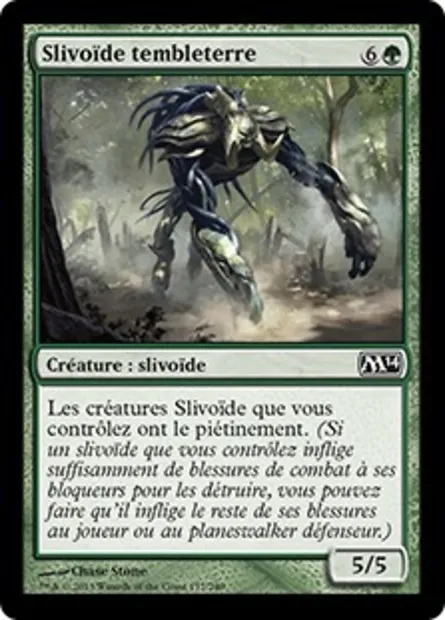 Slivoïde tembleterre, carte Magic M14 177 — extension Magic 2014