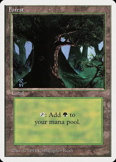 Forêt, carte Magic SUM 306 — extension Summer Magic / Edgar