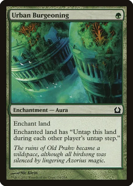 Urban Burgeoning, Magic card RTR 138 — Return to Ravnica set