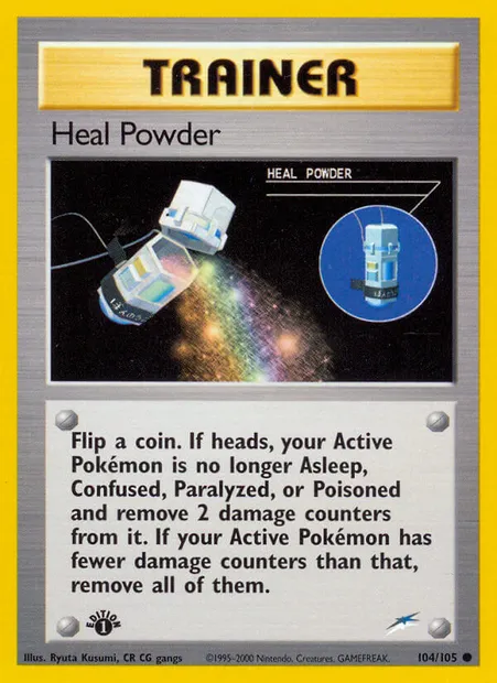 Heal Powder, Pokémon card NDE 104 — Neo Destiny set