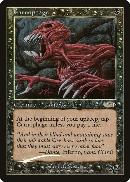 Carnophage, Magic card F01 10 — Friday Night Magic 2001 set