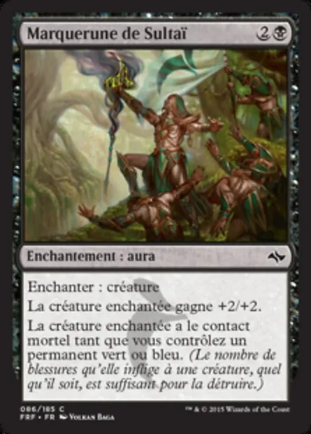 Marquerune de Sultaï, carte Magic FRF 86 — extension Destin reforgé