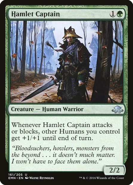 Hamlet Captain, Magic card EMN 161 — Eldritch Moon set