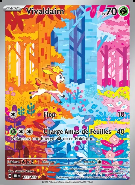 Vivaldaim, carte Pokémon TEF 165 — extension Forces Temporelles