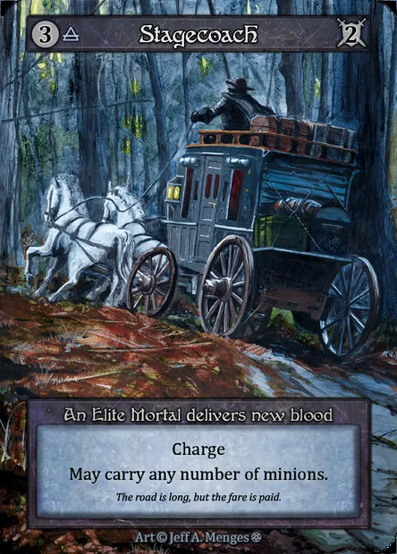 Stagecoach, carte Sorcery GOT 178 — extension Gothic