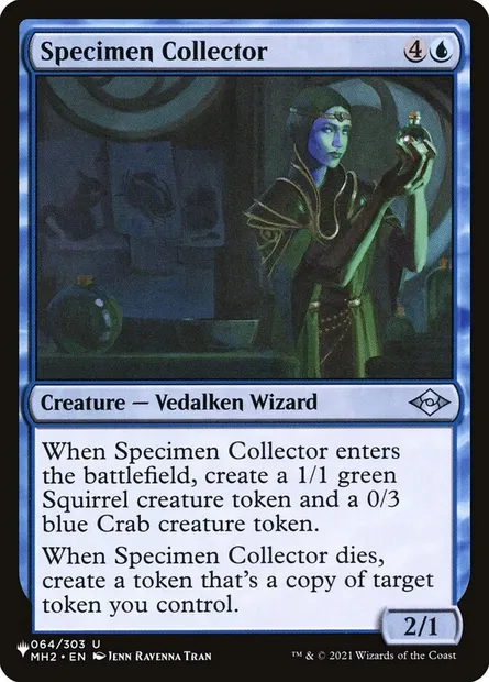Collectionneuse de spécimens, carte Magic PLST MH2-64 — extension The List