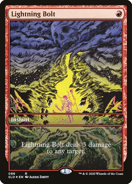 Lightning Bolt, Magic card SLD 86 — Secret Lair Drop set