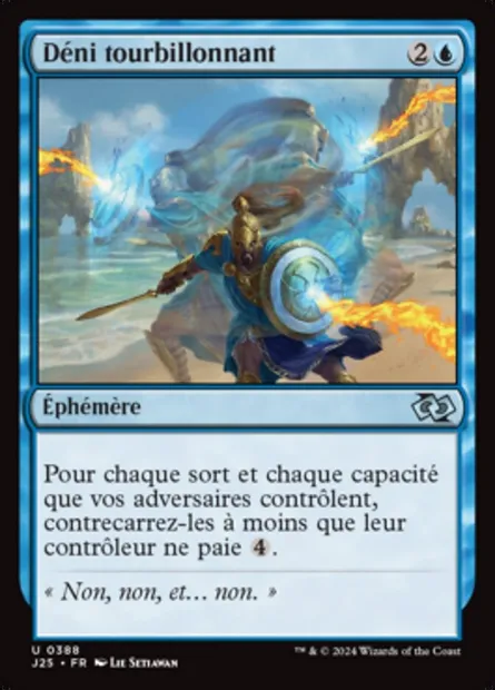 Déni tourbillonnant, carte Magic J25 388 — extension Foundations Jumpstart