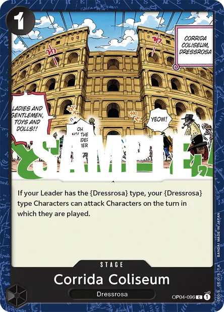 Corrida Coliseum, One Piece card OP04-096 — KINGDOMS OF INTRIGUE set