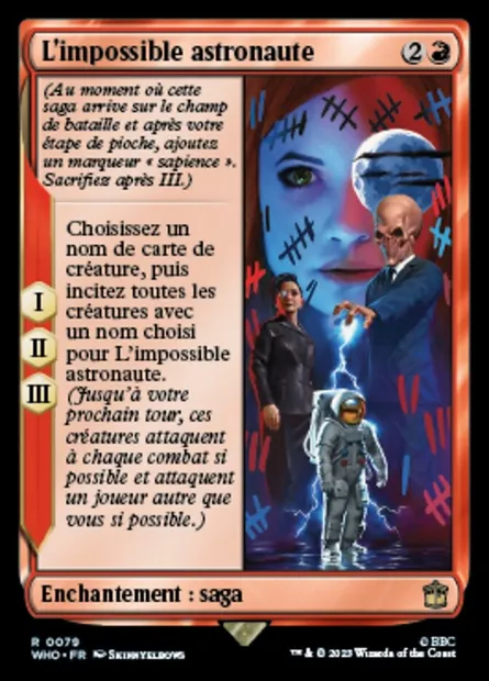 L'impossible astronaute, carte Magic WHO 79 — extension Doctor Who