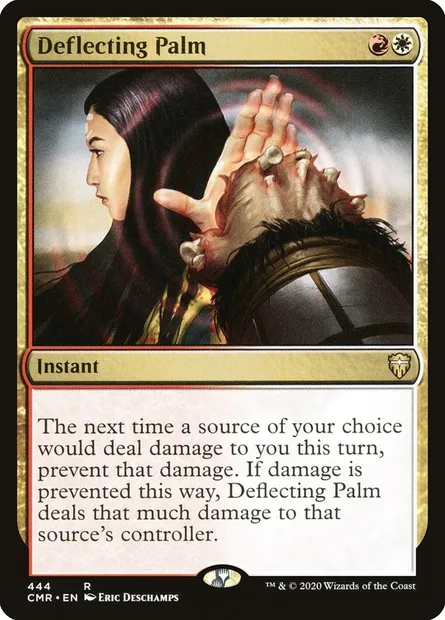 Deflecting Palm, Magic card CMR 444 — Commander Legends set