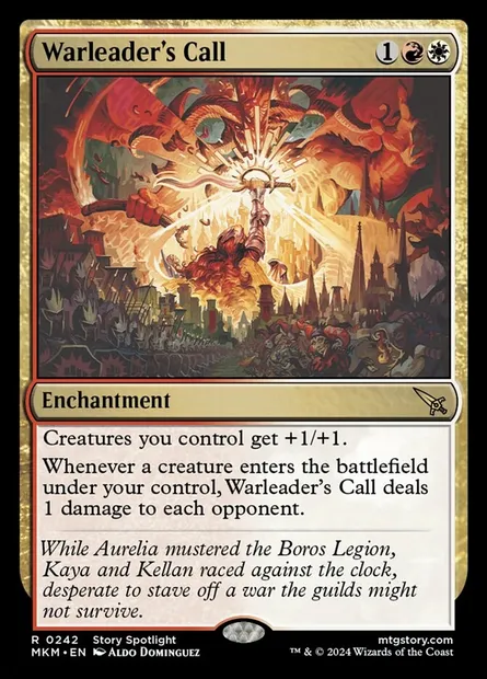 Warleader's Call, Magic card MKM 242 — Murders at Karlov Manor set