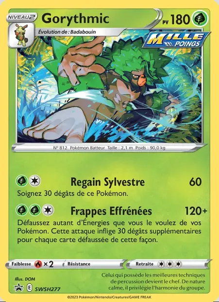 Gorythmic, carte Pokémon SWSH 277 — extension Promo SWSH