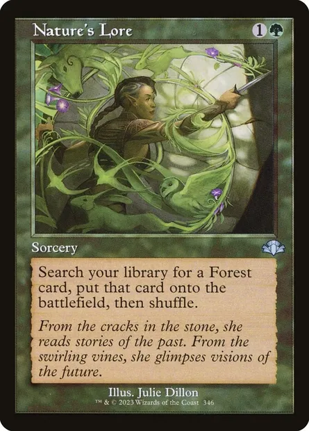 Nature's Lore, Magic card DMR 346 — Dominaria Remastered set