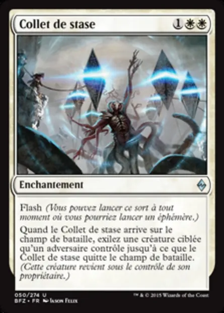 Collet de stase, carte Magic BFZ 50 — extension La bataille de Zendikar