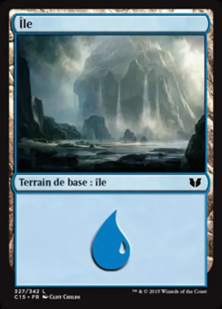 île, carte Magic C15 327 — extension Commander 2015