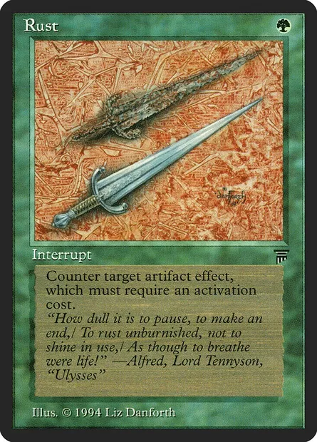 Rust, Magic card LEG 203 — Legends set