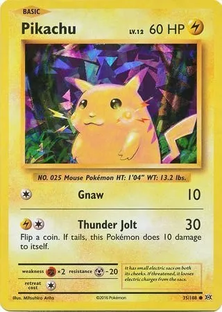 Pikachu, carte Pokémon TDX 035-2 — extension Theme Deck & Blisters Exclusives