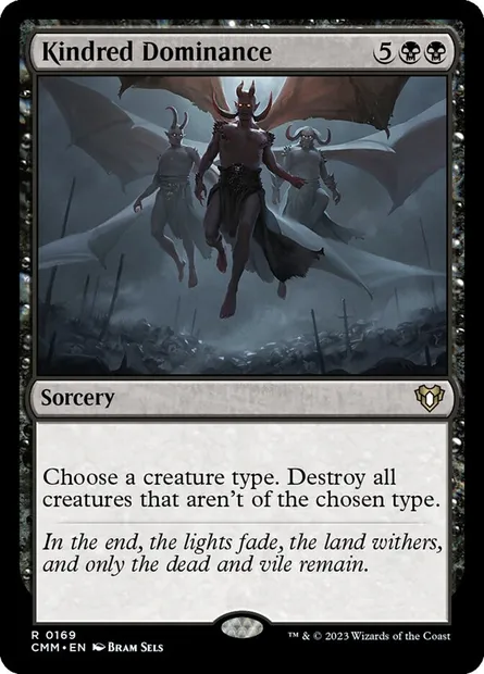 Kindred Dominance, Magic card CMM 169 — Commander Masters set