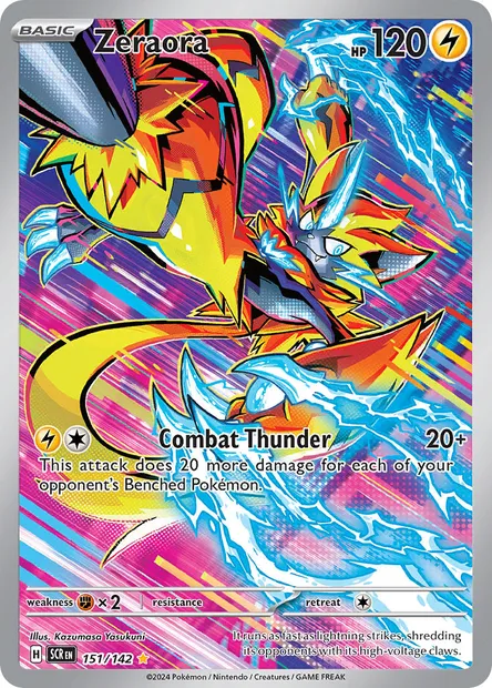 Zeraora, Pokémon card SCR 151 — Stellar Crown set