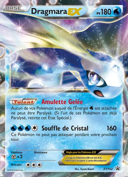 Dragmara EX, carte Pokémon XY 102 — extension Promo XY