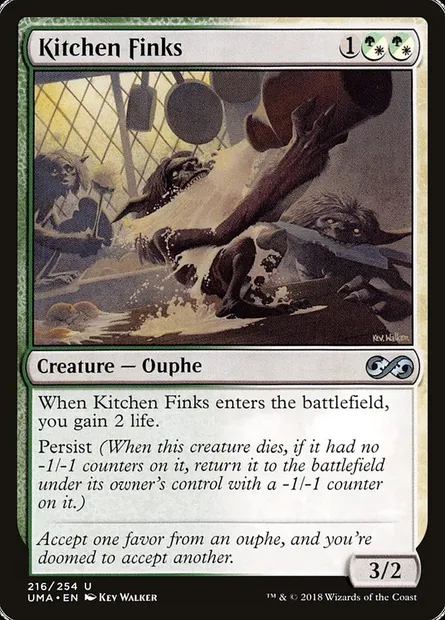 Kitchen Finks, Magic card UMA 216 — Ultimate Masters set