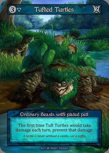Tufted Turtles, Sorcery card ALP 173 — Alpha set