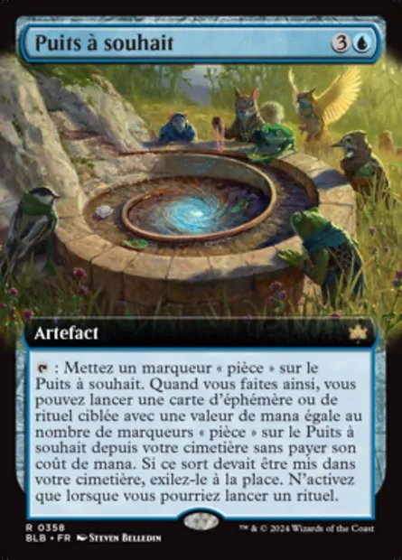 Puits à souhait, carte Magic BLB 358 — extension Bloomburrow