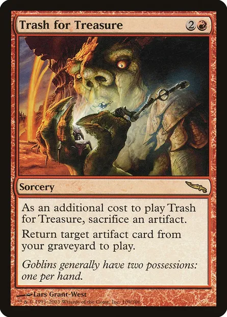 Trash for Treasure, Magic card MRD 109 — Mirrodin set