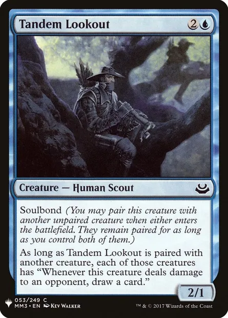 Tandem Lookout, Magic card PLST MM3-53 — The List set
