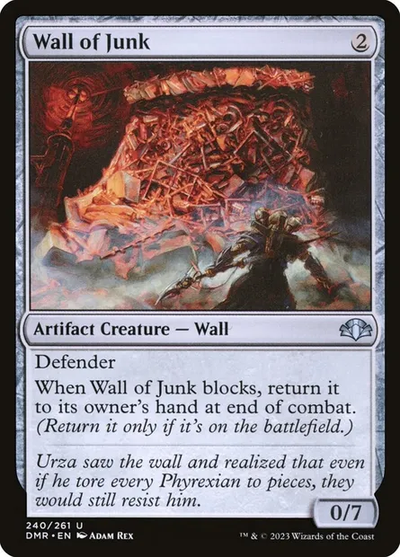 Wall of Junk, Magic card DMR 240 — Dominaria Remastered set