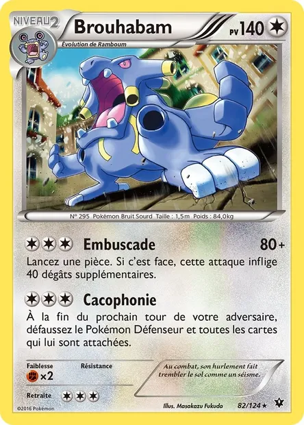 Brouhabam, carte Pokémon FCO 82 — extension Impact des Destins