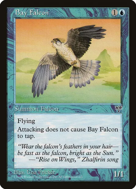 Bay Falcon, Magic card MIR 54 — Mirage set