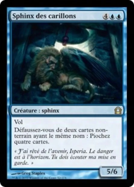 Sphinx des carillons, carte Magic RTR 52 — extension Retour à Ravnica