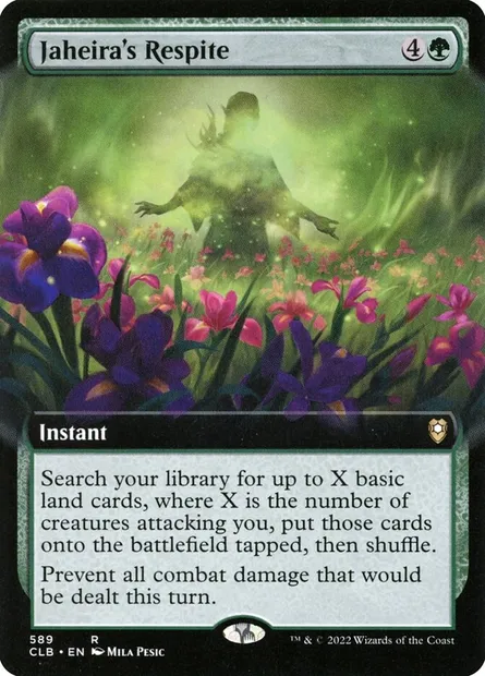 Jaheira's Respite, Magic card CLB 589 — Commander Legends: Battle for Baldur's Gate set