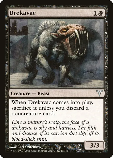 Drekavac, carte Magic DIS 43 — extension Discorde