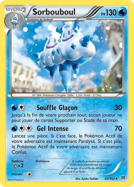 Sorbouboul, carte Pokémon BKT 45 — extension Impulsion Turbo