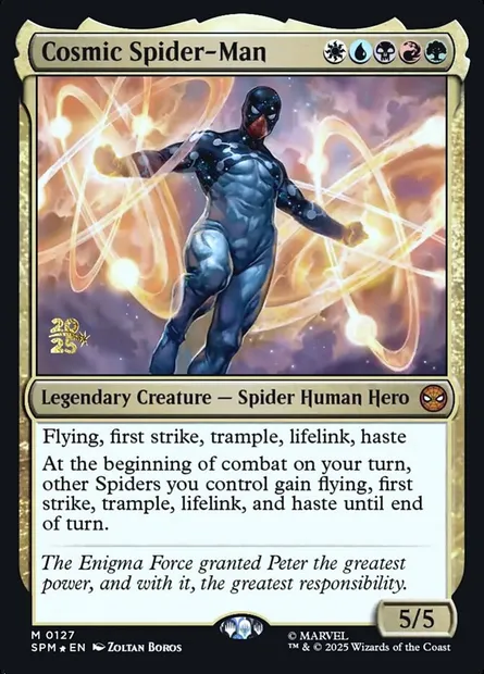 Cosmic Spider-Man, Magic card PSPM 127s — Marvel's Spider-Man Promos set