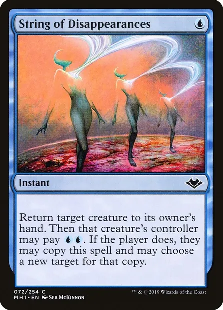 String of Disappearances, Magic card MH1 72 — Modern Horizons set