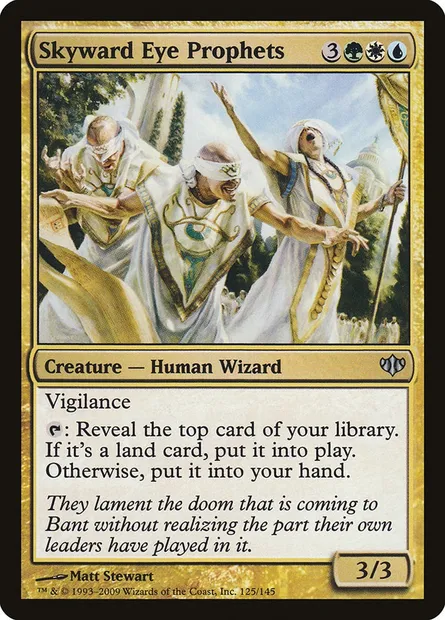 Skyward Eye Prophets, Magic card CON 125 — Conflux set