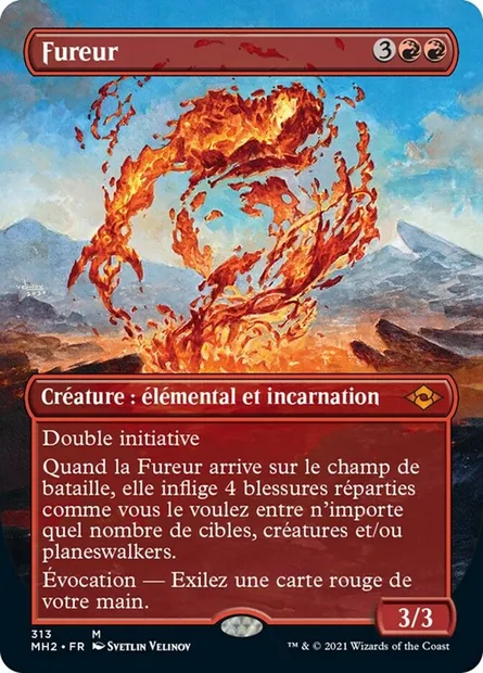 Fureur, carte Magic MH2 313 — extension Horizons du Modern 2