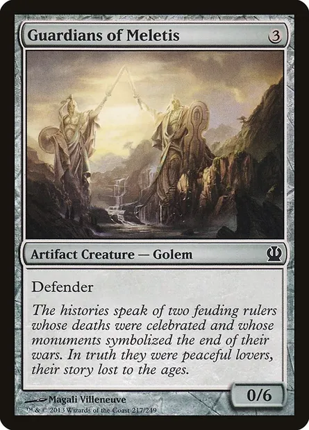 Guardians of Meletis, Magic card THS 217 — Theros set