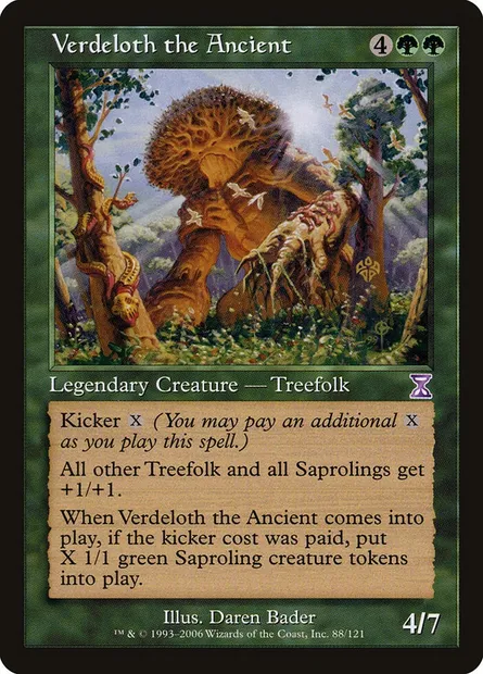 Verdeloth the Ancient, Magic card TSB 88 — Time Spiral Timeshifted set