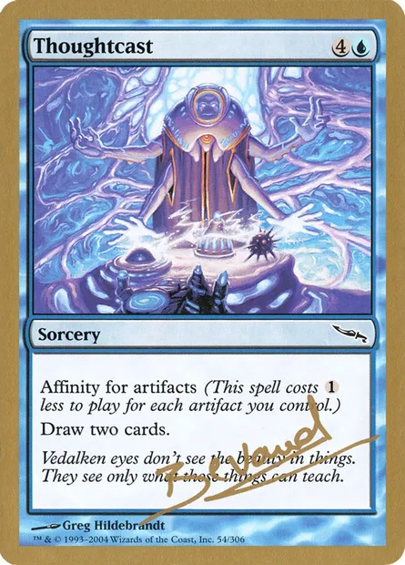 Thoughtcast, Magic card WC04 mb54 — World Championship Decks 2004 set