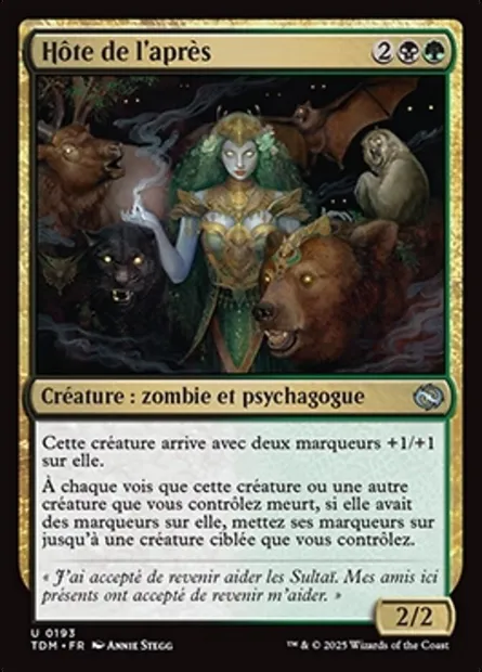 Hôte de l'après, carte Magic TDM 193 — extension Tarkir: Dragonstorm