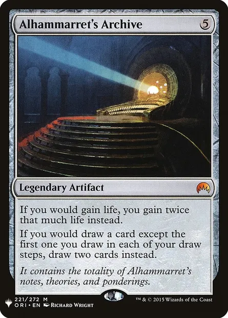 Alhammarret's Archive, Magic card PLST ORI-221 — The List set